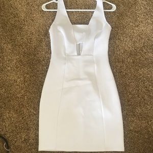White TopShop mini dress